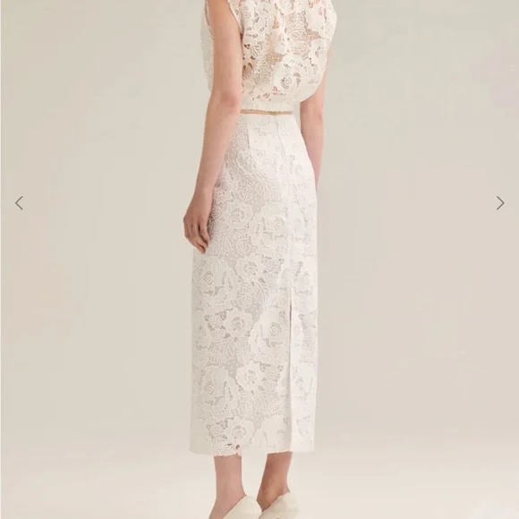 Scanlan Theodore Lace Skirt - Picture 2 of 3